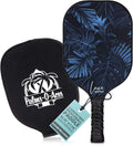 Carbon Fiber Pickleball Paddle – USAPA Approved 16Mm T700 Graphite Paddle with Textured Spin Surface | Lightweight Carbon Fiber Pickleball Paddles & Racket | Includes Paddle Cover