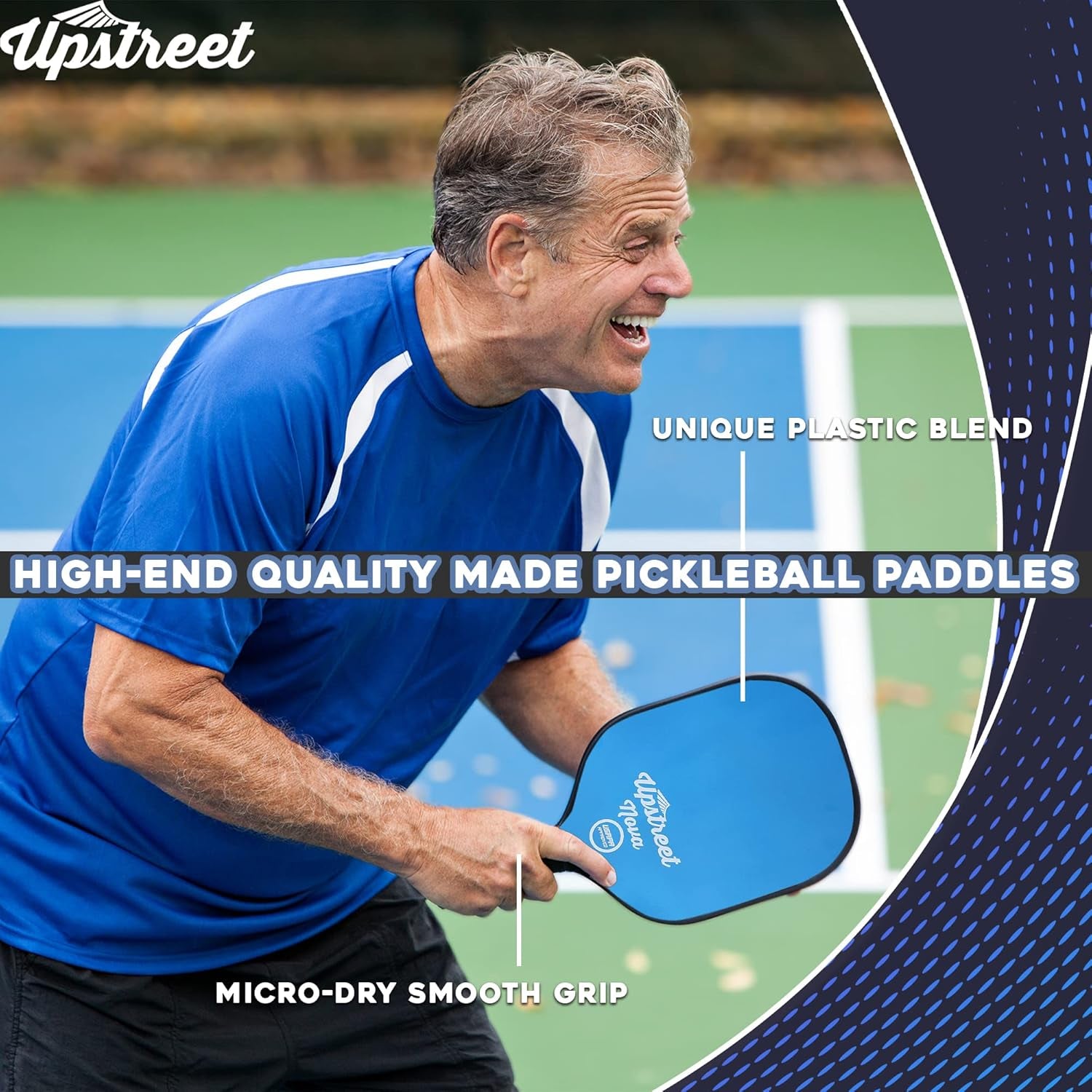 Graphite Pickleball Paddle Set | USAPA Approved Pickleball Set | Pickleball Rackets Include Padded Cover, Lightweight Honeycomb Composite Pickle Ball Paddles for Men & Women, Paddle Racket