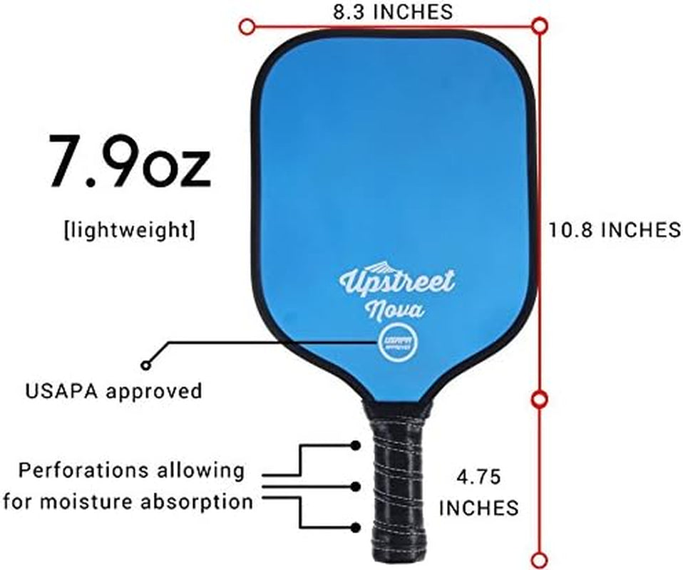 Graphite Pickleball Paddle Set | USAPA Approved Pickleball Set | Pickleball Rackets Include Padded Cover, Lightweight Honeycomb Composite Pickle Ball Paddles for Men & Women, Paddle Racket